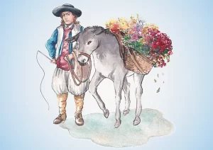 Con las palabras de esos dos inocentes las flores recuperaron el brillo y los colores perdidos
