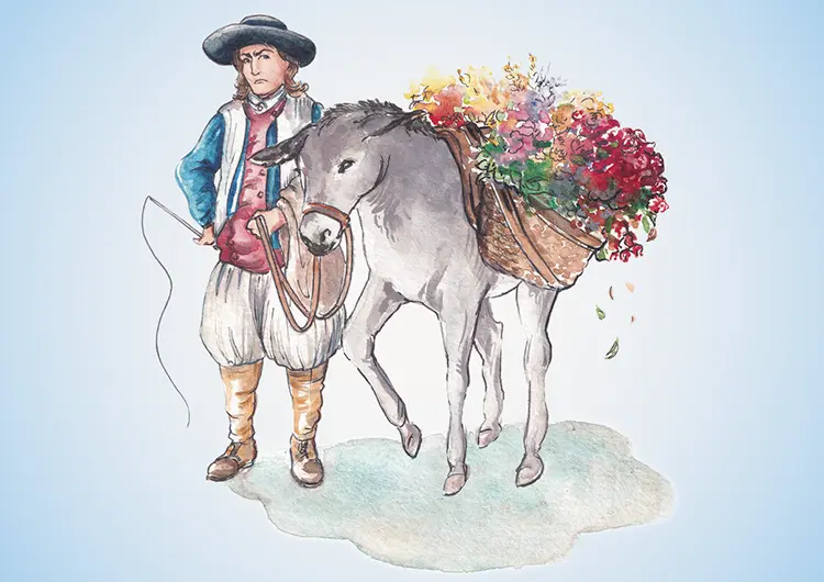 Con las palabras de esos dos inocentes las flores recuperaron el brillo y los colores perdidos
