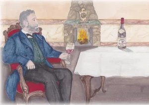 The highly prized Beaujolais bottle was safe and sound The same can happen with all those who having emptied themselves have their souls filled with divine grace