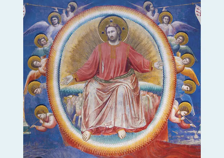 Christ Pantocrator by Giotto di Bondone Cappella degli Scrovegni Padua Italy