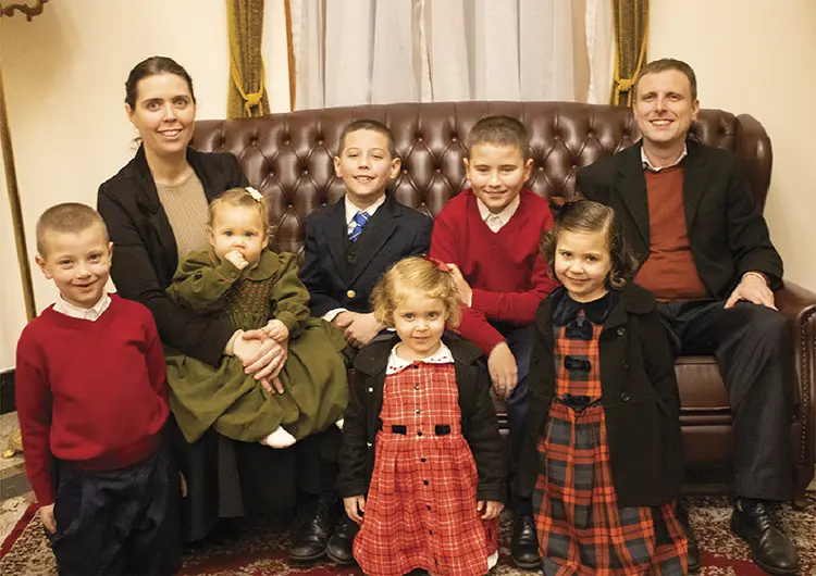 Christian parents should not only populate the earth but provide members for the Church and citizens for Heaven A united Catholic family