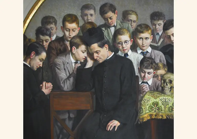 Que gran milagro puede obrar una sola confesion hecha con verdadera sinceridad San Juan Bosco Basilica de Maria Auxiliadora Turin Italia