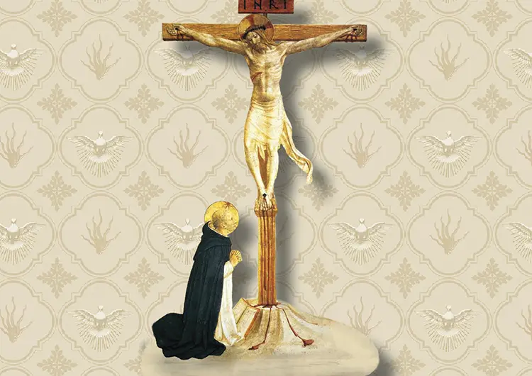 Take part through your suffering in this work of saving the world a salvation achieved through my suffering Christ on the Cross with St