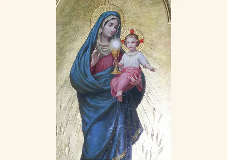 Eucaristia y Maria realidades inseparables
