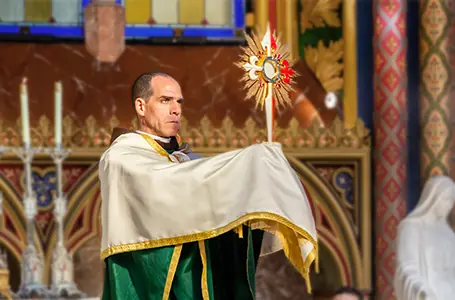 Benediction with Eucharist after Evening Prayer with the Heralds of the Gospel