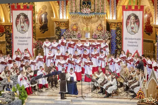 Christmas concert at Our Lady of Fatima Church Tocancipa Colombia