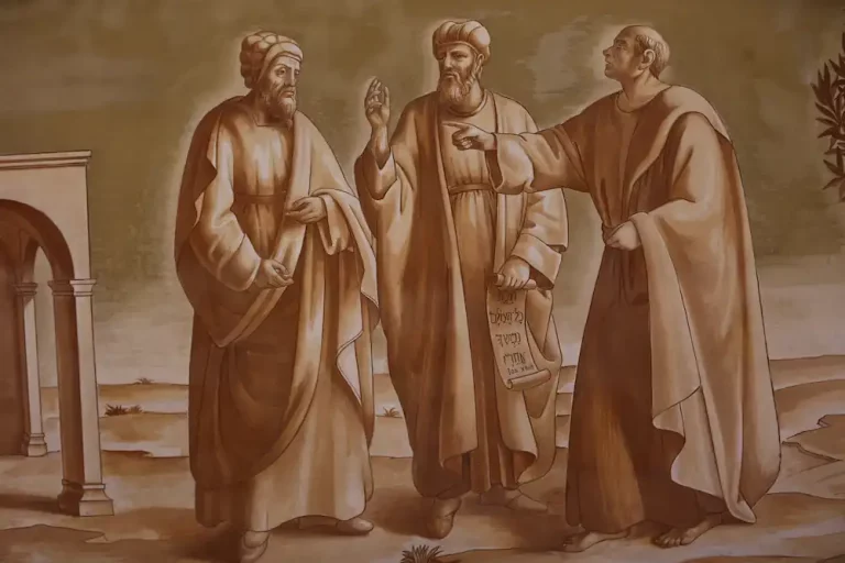 Pharisees discussing amongst themselves