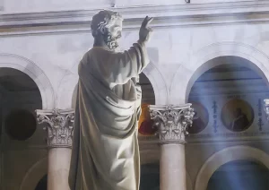 Statue of St. Peter in the Basilica of St