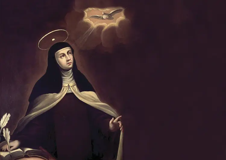 Santa Teresa de Jesus de Alonso del Arco Museo Lazaro Galdiano Madrid