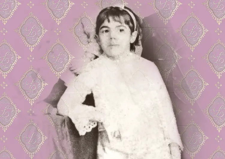 Her youthful soul was gradually enriched with the lilac tones of suffering Lucilia as a young girl