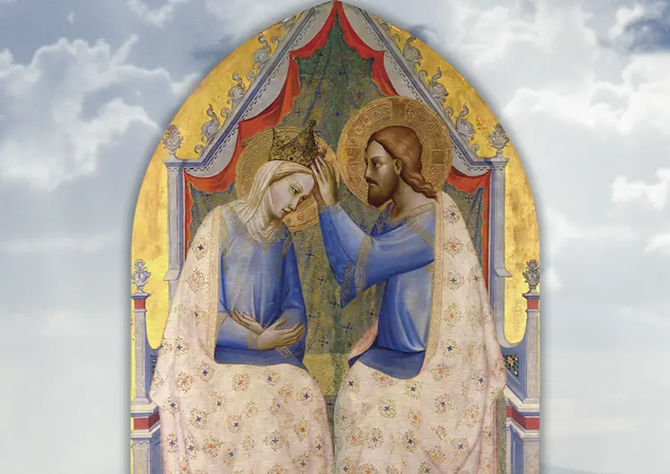 La Coronacion de la Virgen de Agnolo Gaddi Galeria Nacional de Londres