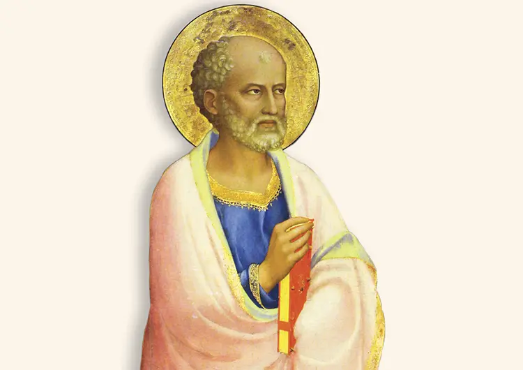 St. Barnabus, by Fra Angelico - Convent of San Domenico, Fiesole (Italy)