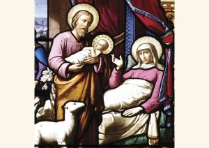 The birth of the Virgin Mary - Church of Saint-Sauveur, Plancoët (France)