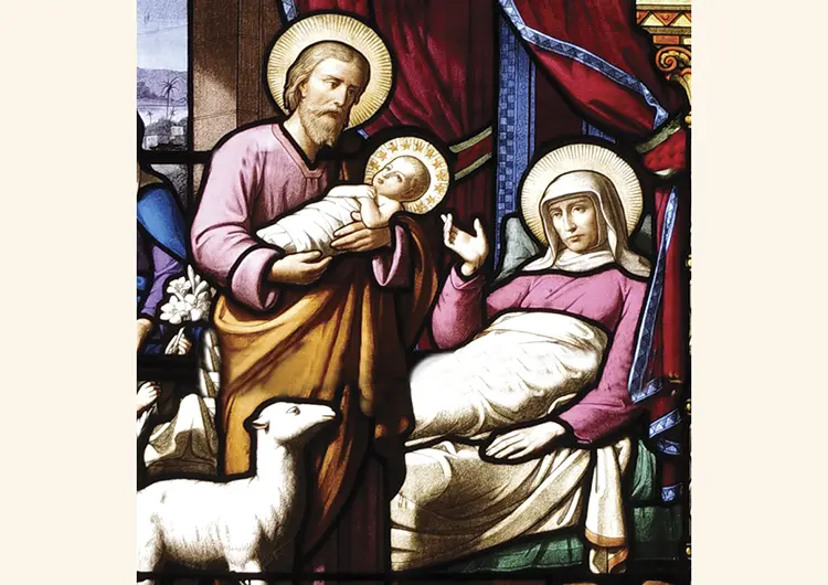 The birth of the Virgin Mary - Church of Saint-Sauveur, Plancoët (France)