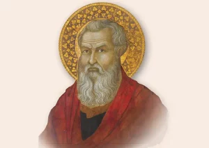 A painting of the Apostle St. Matthew by Ugolino di Nerio - Metropolitan Museum of Art, New York
