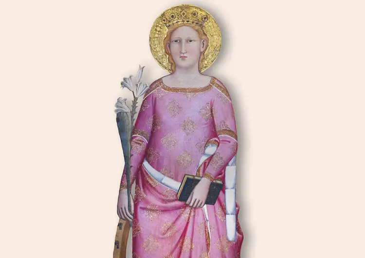 St. Catherine of Alexandria, by Pietro Nelli - Bonnefanten Museum, Maastricht (Netherlands)