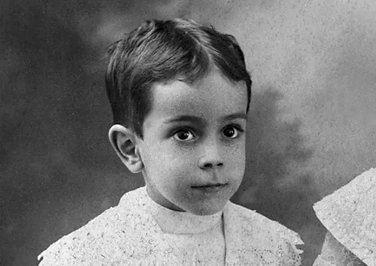 Plinio con 4 anos