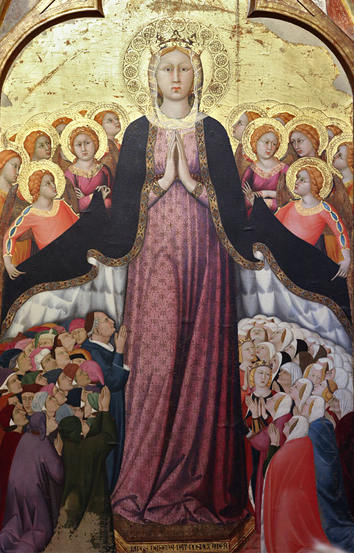 Nuestra Señora de la Merced, por Lippo Memmi - Catedral de Santa María, Orvieto (Italia)