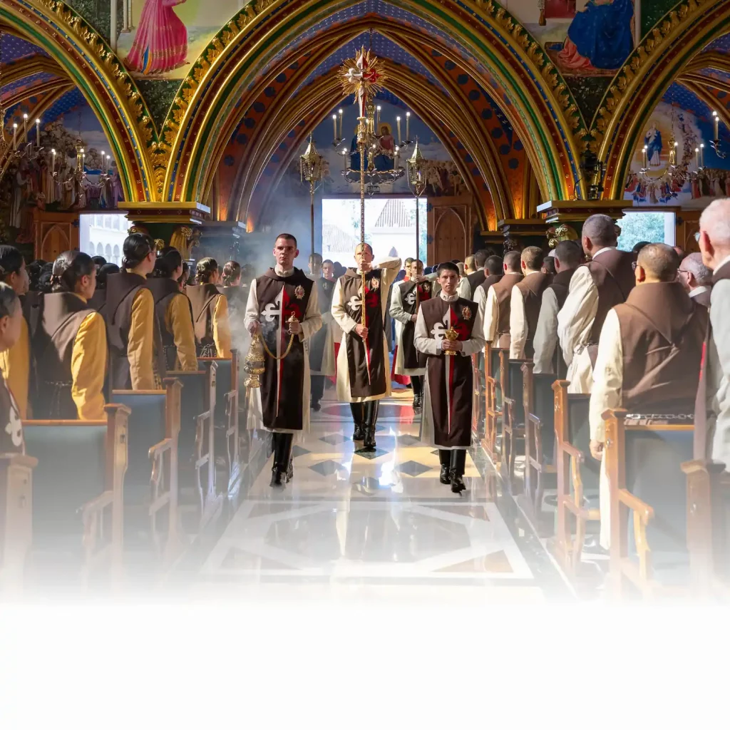 Heralds of the Gospel Catholic in Solemn Holy Mass Procession