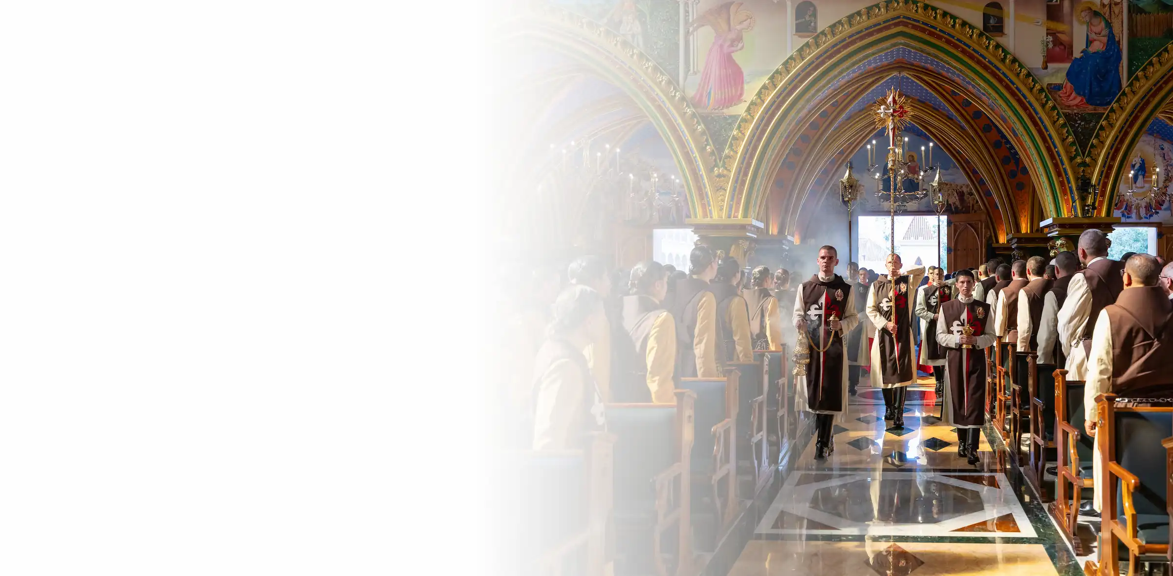 Heralds of the Gospel Catholic in Solemn Holy Mass Procession
