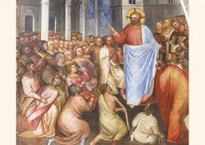 Jesus cura a los enfermos de Giusto de Menabuoi Baptisterio de San Juan Bautista Padua Italia