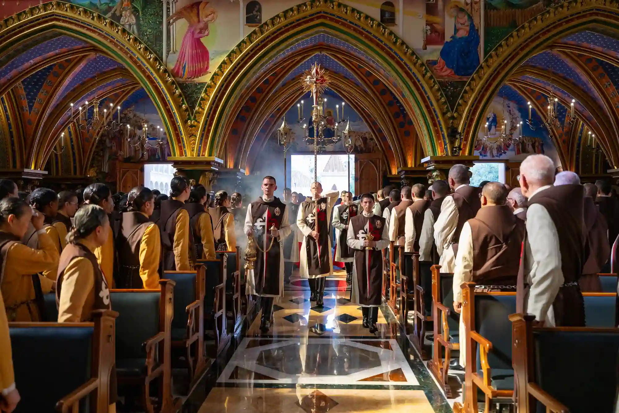 Entrance Procession for Mass at the Basilica of the Heralds of the Gospel