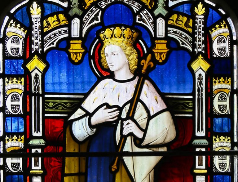 Santo Edmundo Igreja de Santo André, Essex (Inglaterra) Foto: Acabashi (CC by sa 4.0)