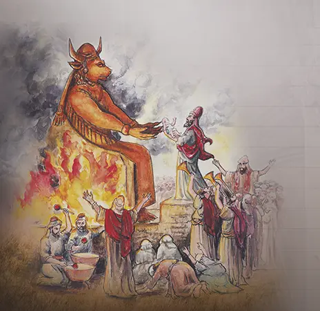 Illustration: Giuliana D’Amaro Sacrifice offered to Moloch