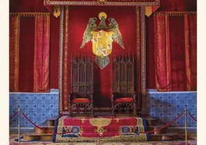 Thrones honoring Isabella I of Castile, renowned for her faith and leadership.