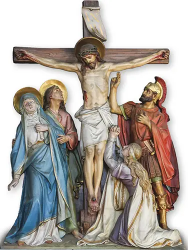 Foto: Image of the crucifixion, symbolizing the Christian meaning of suffering.