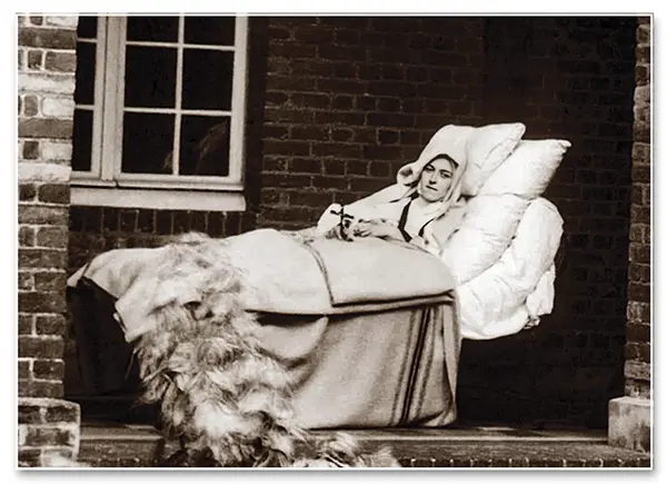 Foto: St. Therese of the Child Jesus, a faithful soul embracing trials as a path to holiness.