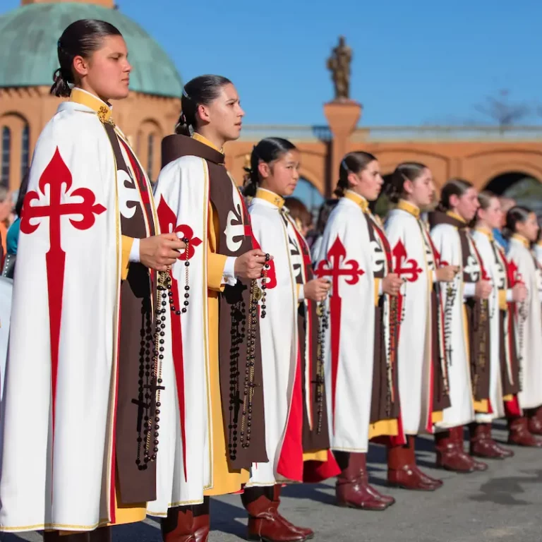 Sisters praying the rosary